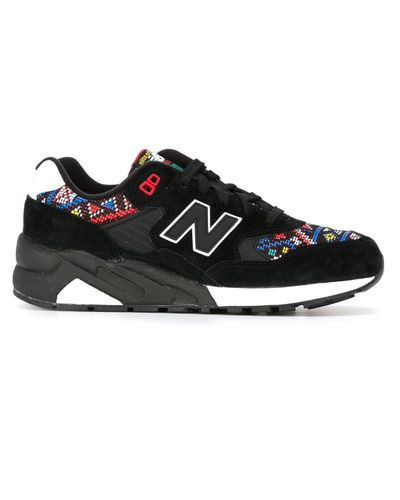 New Balance 580 Elite Edition Sneakers In Black Lyst New Balance 580 Elite Edition Sneakers In Black Lyst