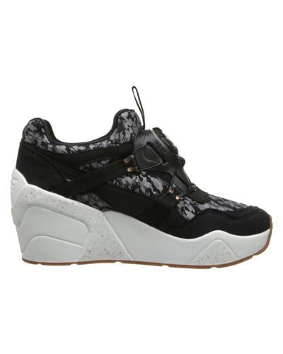 puma disc wedge sneakers