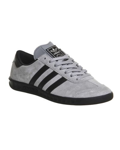 adidas Originals Hamburg Suede and Leather Low-Top Sneakers in Grey (Gray)  for Men | Lyst