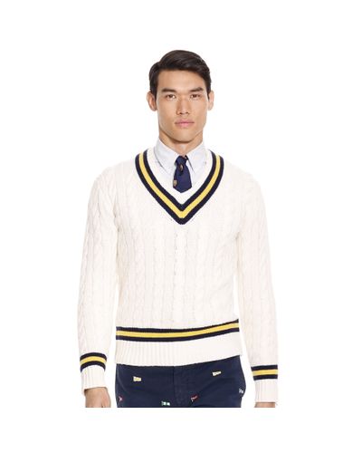 white sweater for cricket