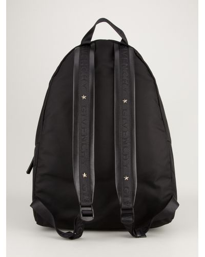 target black backpack purse