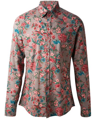 gucci floral shirt men