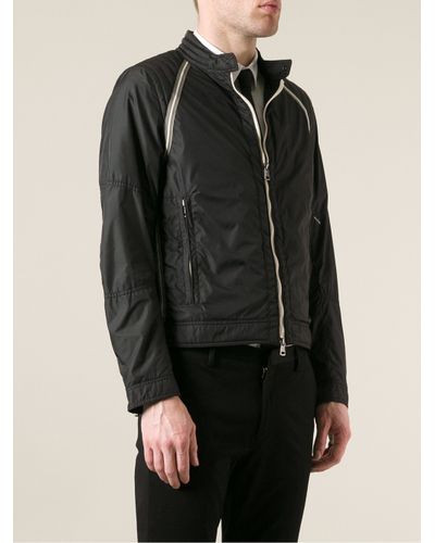moncler black bomber jacket