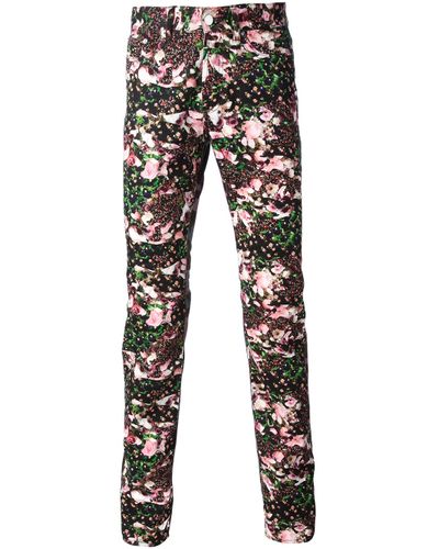 Givenchy Camo and Floral Print Trousers for Men - Lyst