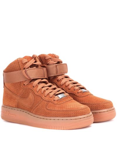 suede high top air force ones