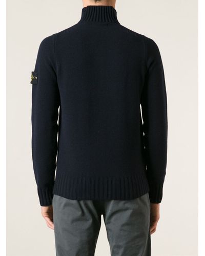 stone island turtleneck sweater