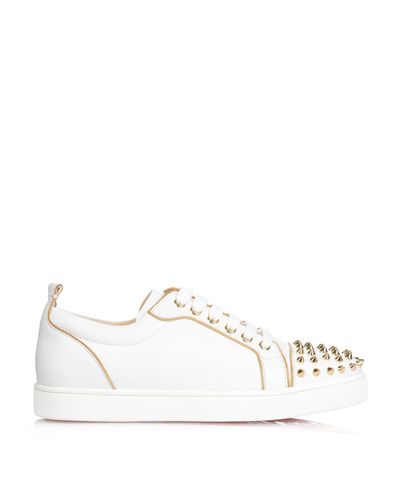 louboutin studded trainers