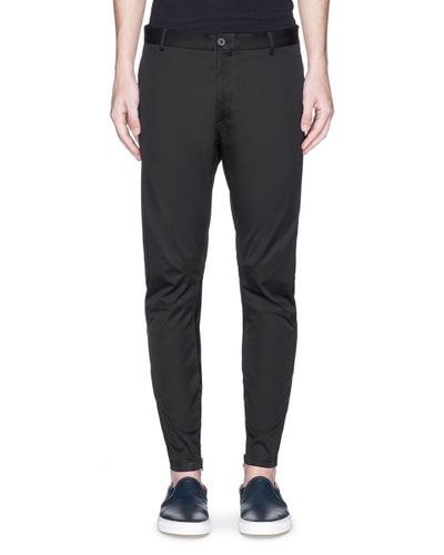 zip cuff track pants