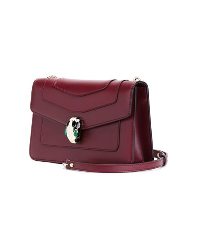 red bvlgari bag