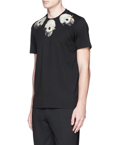 Givenchy Monkey Skull Print T-shirt in Black for Men | Lyst