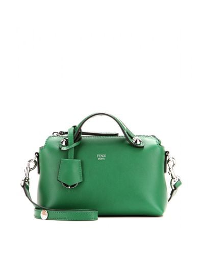 Fendi By The Way Mini Leather Cross-body Bag - Green