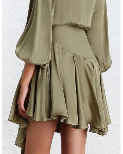 zimmermann sueded robe dress