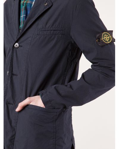 stone island blazer jacket