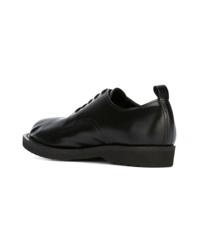 comme des garcons leather shoes