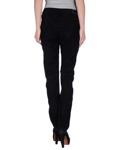 Karl Lagerfeld Cotton Casual Trouser in Black - Lyst