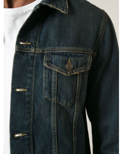 Saint Laurent Classic Denim Jacket in Blue for Men | Lyst