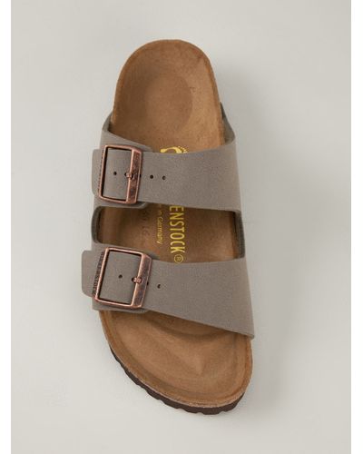 gray birkenstock arizona