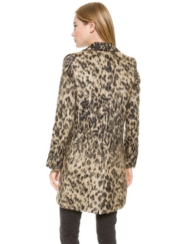 smythe leopard coat
