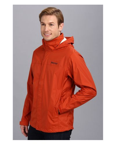 Marmot Precip Jacket in Orange for Men - Lyst