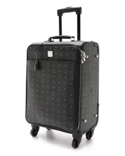 mcm rolling luggage
