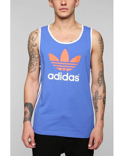 adidas Soccer Tank Top in Blue for Men - Lyst