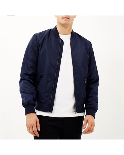 bomber navy blue