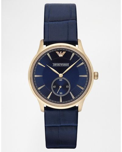 armani golden watch