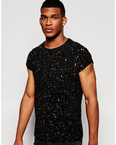 paint shirt black