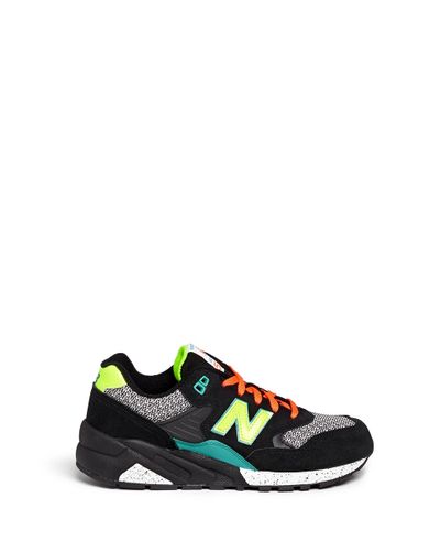 New Balance 580 Elite Edition Mesh Suede Sneakers Lyst