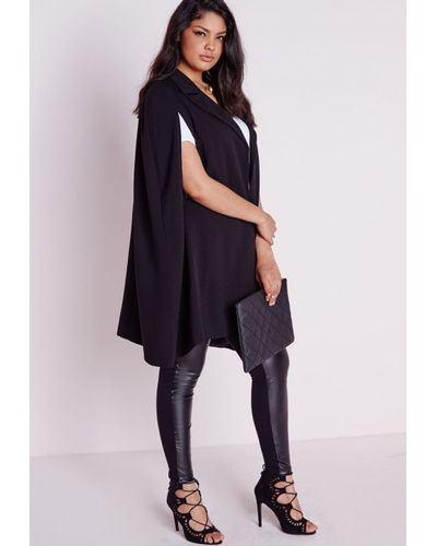 plus size cape jacket