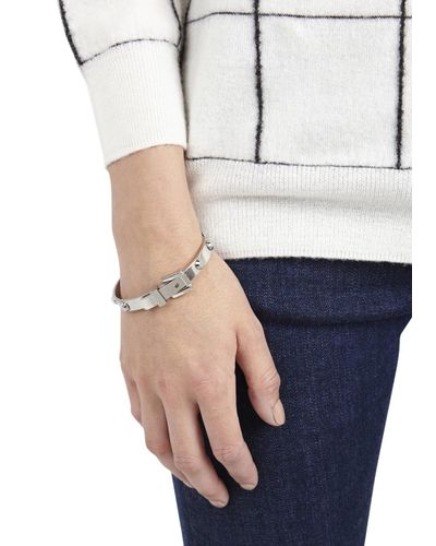 Michael Kors Silver Buckle Bracelet Top 