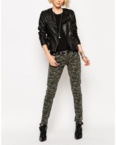 Blank Nyc Camo Print Skinny Jeans in Green - Lyst