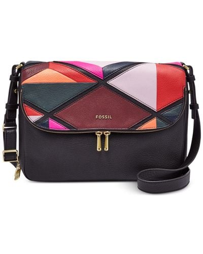 fossil patchwork purse