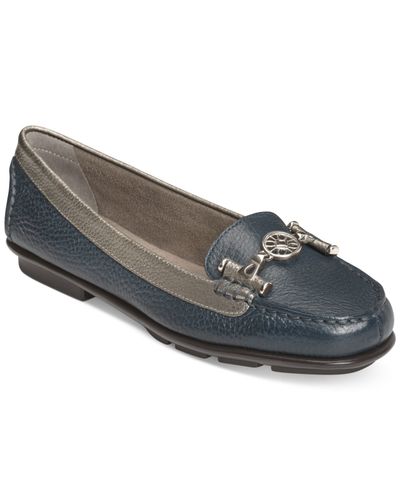 aerosoles navy blue flats