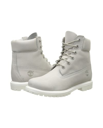 gray nubuck timberlands