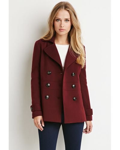 forever 21 purple coat