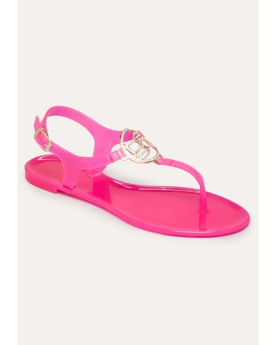 bebe jelly sandals
