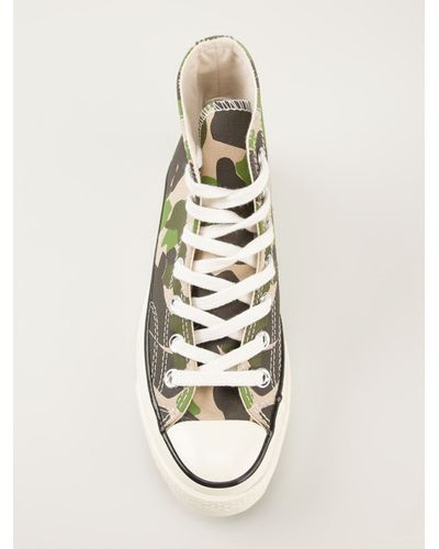 camo chuck taylors high top