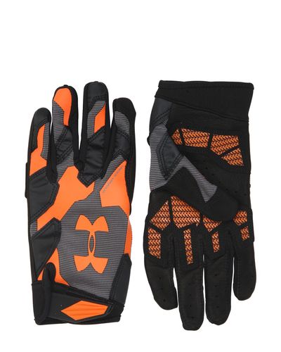 under armour orange gloves