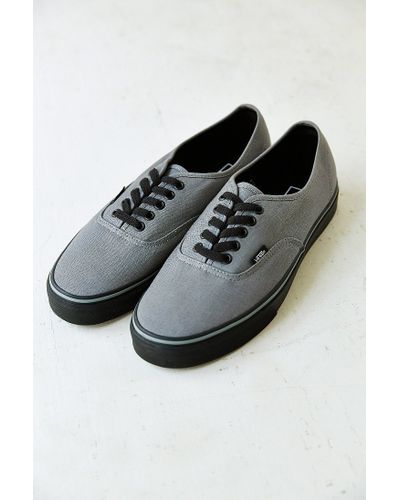 vans grey with black sole