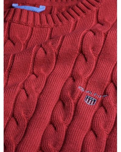 gant red jumper