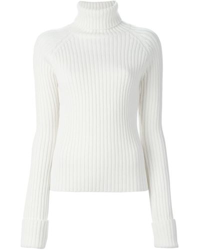 white womens turtleneck