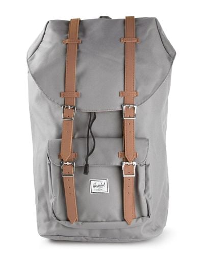 gray herschel backpack