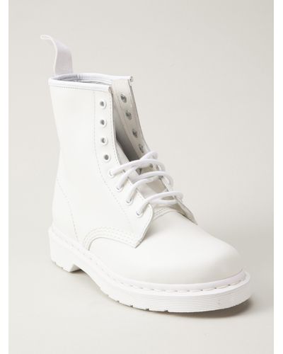 dr martens mono white