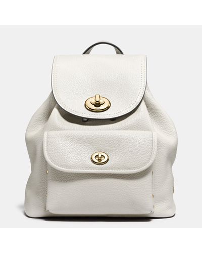 coach mini turnlock backpack