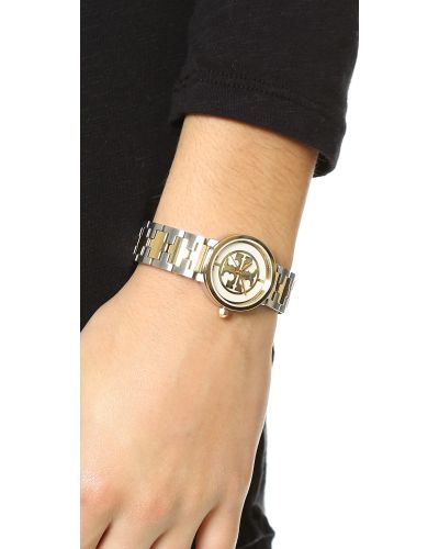 tory burch watch silver
