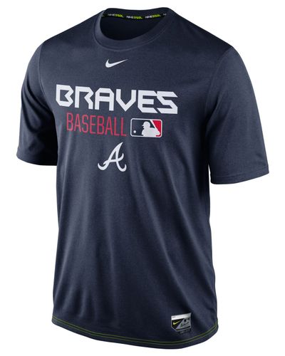 Nike Men'S Atlanta Braves Legend Dri-Fit T-Shirt in Navy (Blue) for Men ...