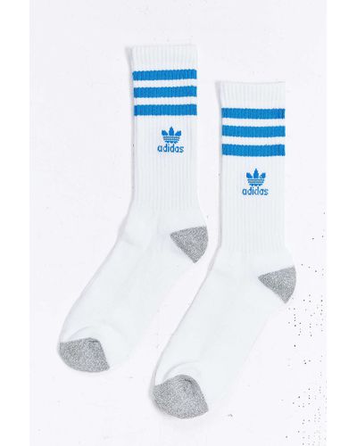 adidas Originals Cotton Originals Roller Crew Sock in Navy (Blue) for Men |  Lyst
