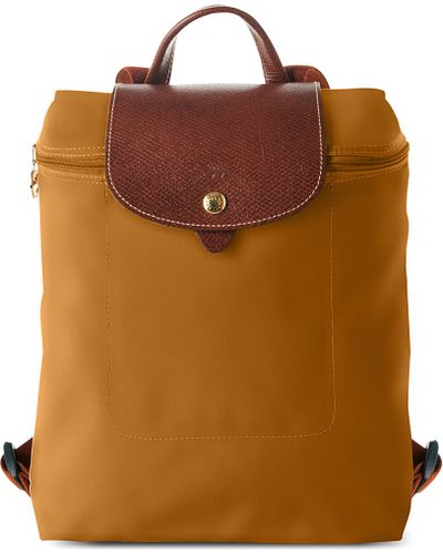 longchamp backpack yellow