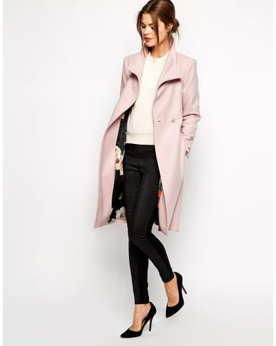 pink wrap jacket